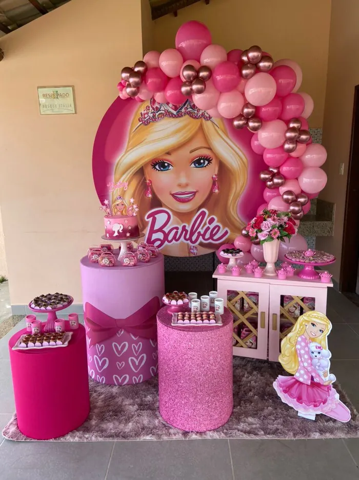 Panel decorado para cumpleaños
