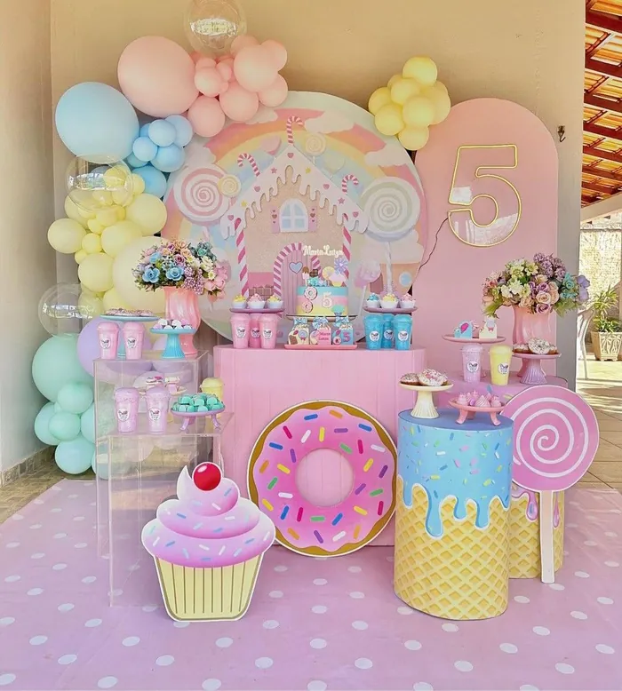 Mesa de dulces temática