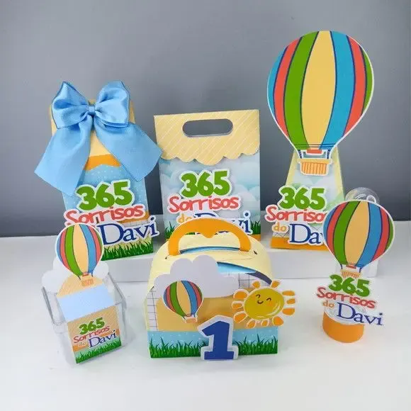 Caja maleta decorada